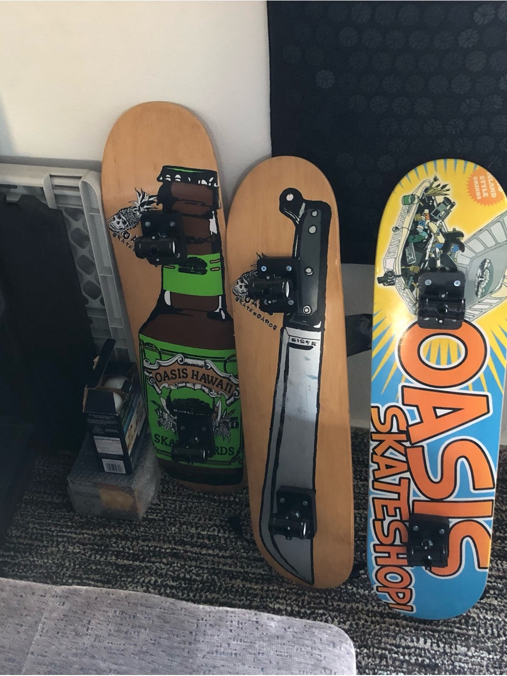 Oasis Skateboard Deck lamps
